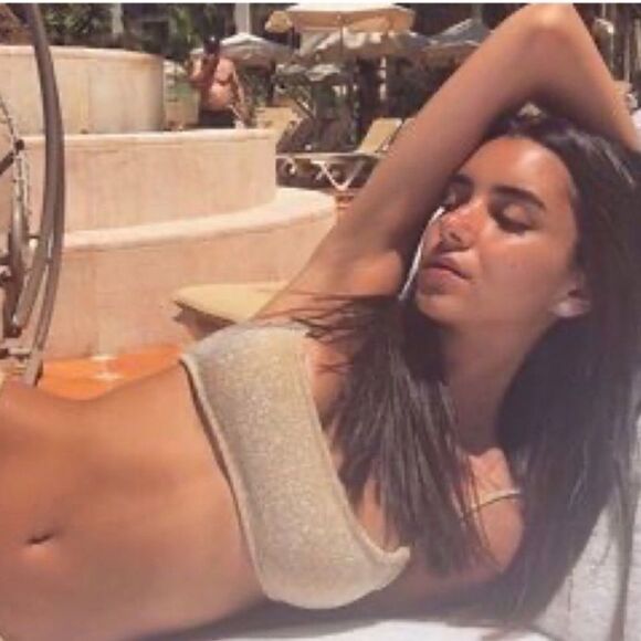 TRIANGL TOP ONLY MICA GOLD NEW WITH TAGS - Picture 7 of 7